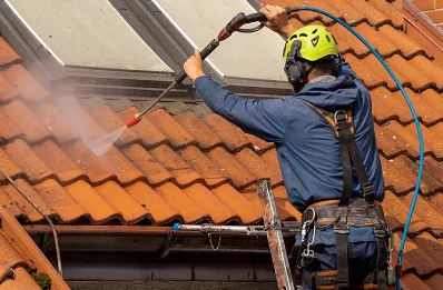 Démoussage et hydrofuge de toiture à Felzins